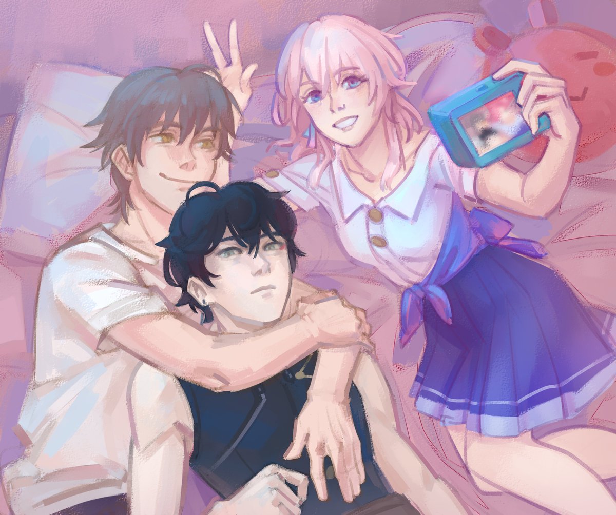 finished (｡•̀ᴗ•ˊ)✧
#HonkaiStarRail #dancae #caelus #danheng #march7th