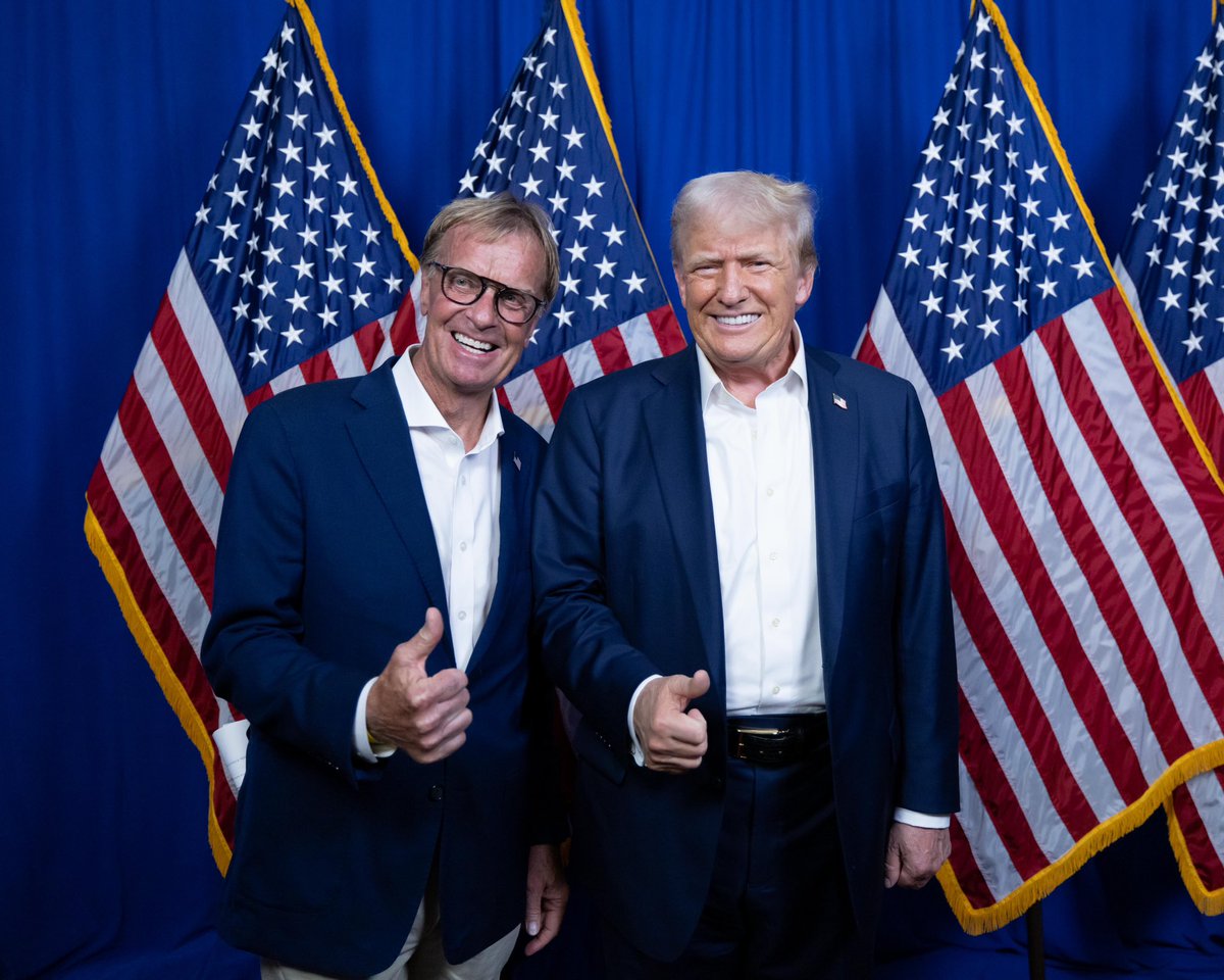 Kip Tom, Farmer and (former) US Ambassador (@kiptom) on Twitter photo The next President of the United States @realdonaldtrump with <a href="/kiptom/">Kip Tom, Farmer and (former) US Ambassador</a> 15 minutes before he walked on the stage at Butler, PA for the rally. The devine grace of God intervined. The next President of the United States @realdonaldtrump with <a href="/kiptom/">Kip Tom, Farmer and (former) US Ambassador</a> 15 minutes before he walked on the stage at Butler, PA for the rally. The devine grace of God intervined.