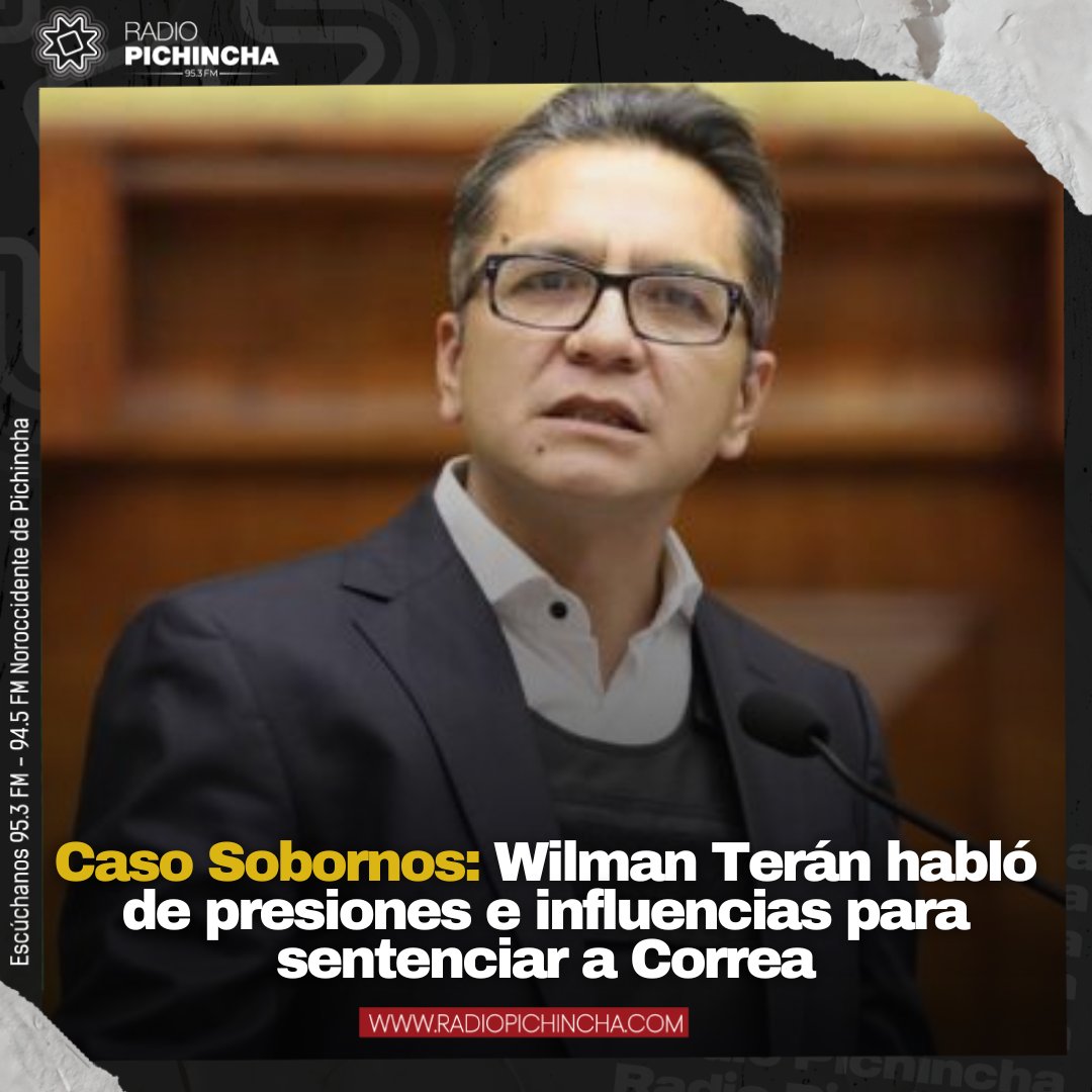 📰#NACIONALES |  Wilman Terán puso en duda el accionar de la fiscal Salazar. “La fiscal ha sabido mentir a los demás. Veo que miente en el caso Purga o Plaga. ¿Que se establezca el porqué no también mintió en el Caso Sobornos?”, cuestionó.
Los detalles ⬇
radiopichincha.com/caso-sobornos-…