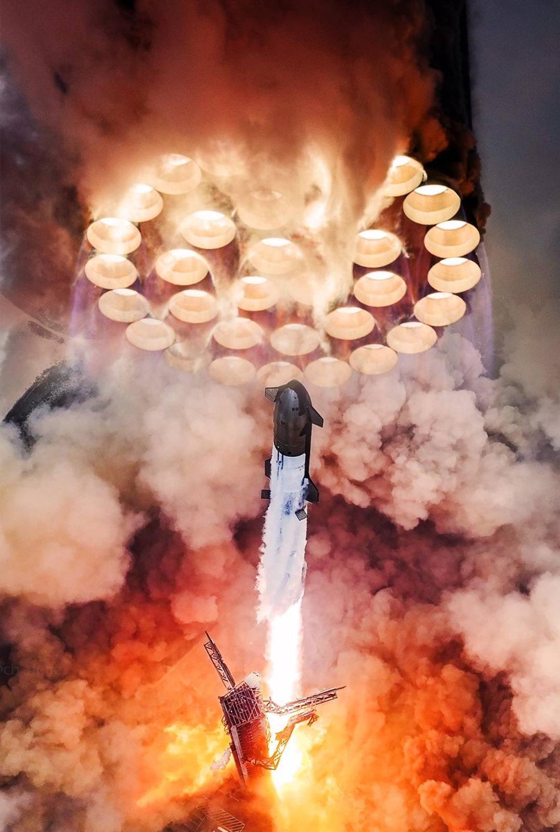 cb_doge's tweet photo. SpaceX is making sci-fi real. ✨ https://t.co/x16ej5xnX2