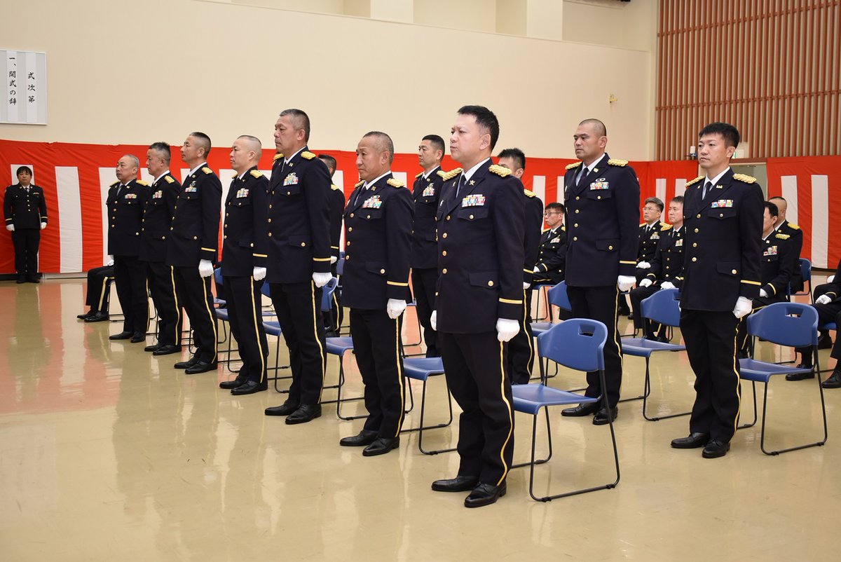 7月12日(金) #教育訓練研究本部 は、第15期最先任上級曹長課程の