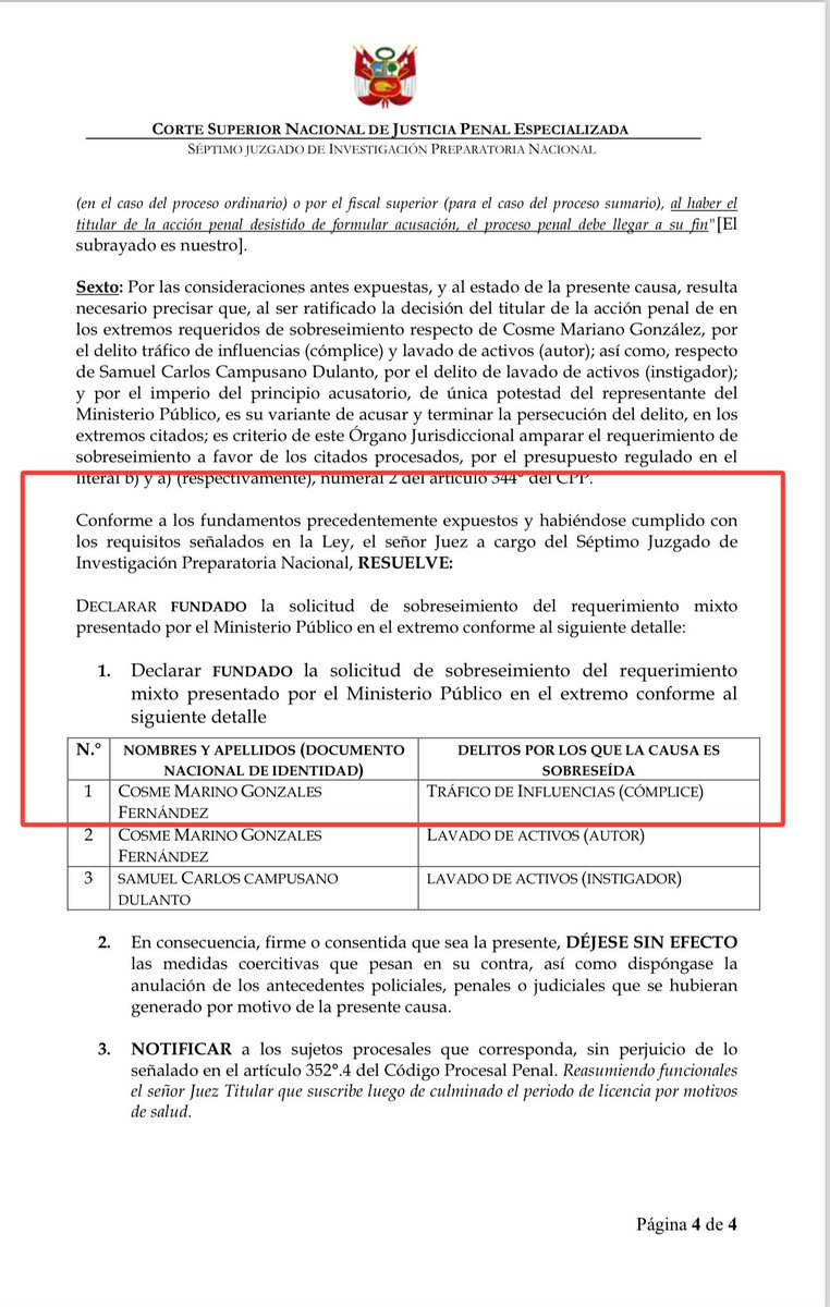 wilbermedinab's tweet photo. #BINGO. Tu me #Apoyas y yo te #Archivo. Rafael Vela dio conformidad al archivo definitivo de denuncia de lavado de activos contra @Mariano_MGF ahora si entendemos xq actuaba como vocero del #EquipoLavaJato.  👀👇 https://t.co/ObNvUtReZc
