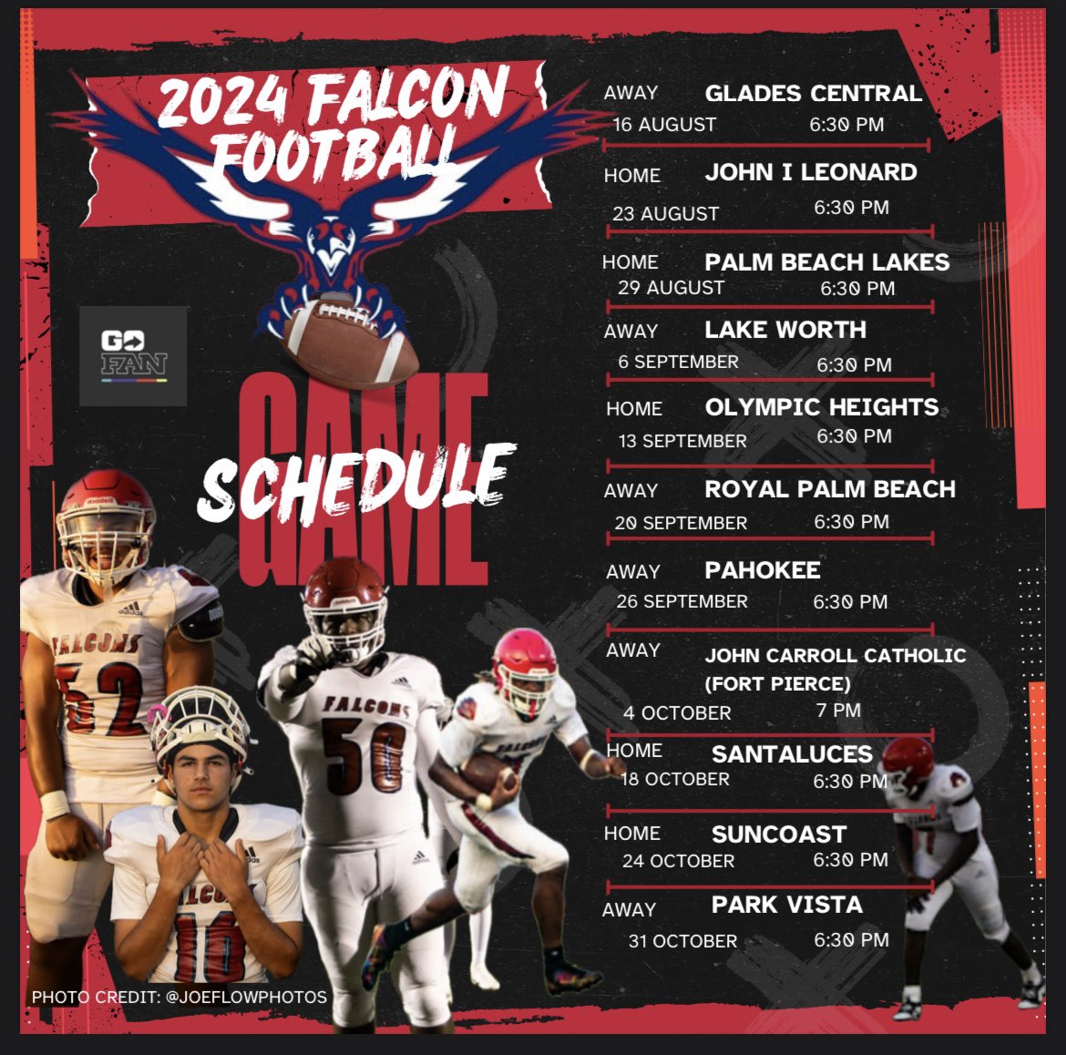 29 days until our first game.  Let’s go Falcons!! <a href="/MichaelAronson2/">Michael Aronson</a> <a href="/FHH_FalconFury/">FHCHS</a>