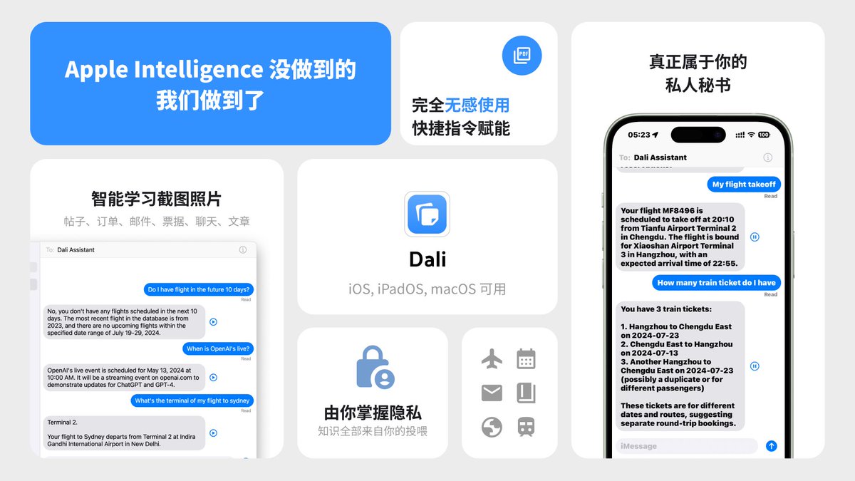 gloridust1024's tweet photo. #Dali will appear in #AdventureX booth No.33.
Let's see who is stronger, compare with #AppleIntelligent 🤓 https://t.co/DrQesepu8G