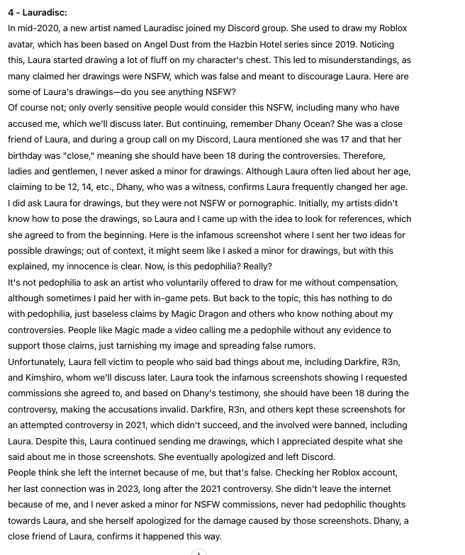 RealSchlep's tweet image. hey @roblox

you have a 23 year old star creator who was encouraging their younger fans (13-14 years old) to make inappropriate drawings of their roblox character in exchange for adopt me pets (mrbunny)

they also uploaded porn to their adopt me fans on yt