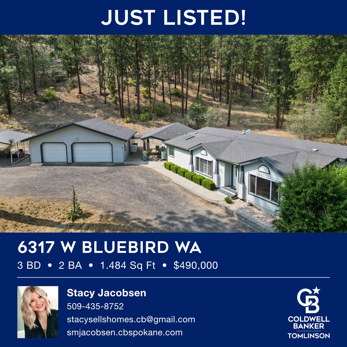 Charming Home on 5 Acres! 
#cbt #cbspokane #coldwellbankertomlinson

cbspokane.com/202419936