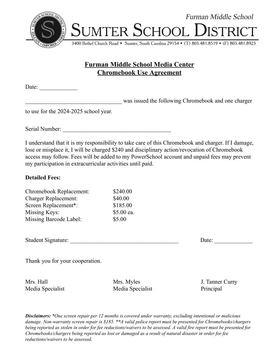 Furman Middle School tweet media