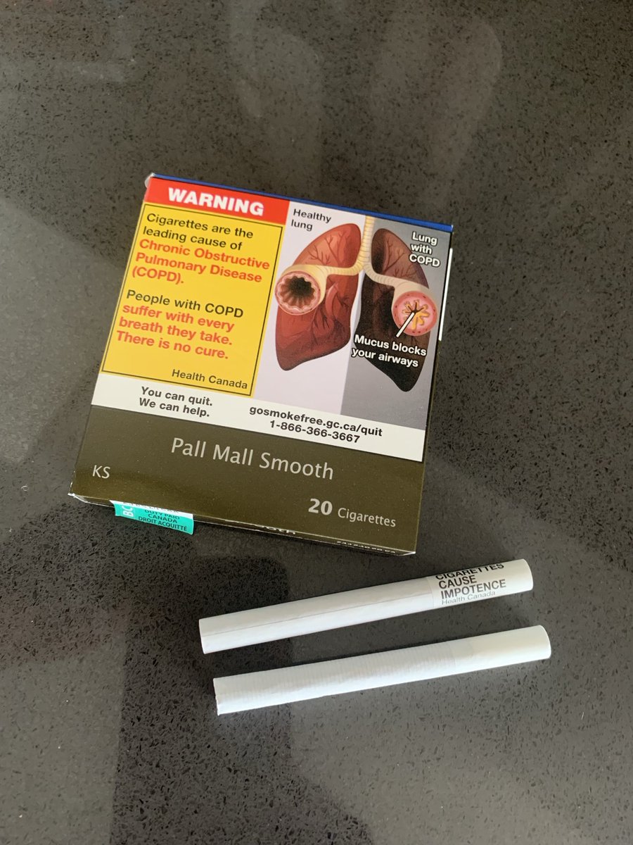 tasha_temrick's tweet photo. Thank you to the government of Canada for finally saving me money with your little ink ... I will now, not light the wrong side of a cigarette again!! Especially after drinking!!! You did good!! Pat on Canada back!!  🙄 https://t.co/hUUC0WJvDp