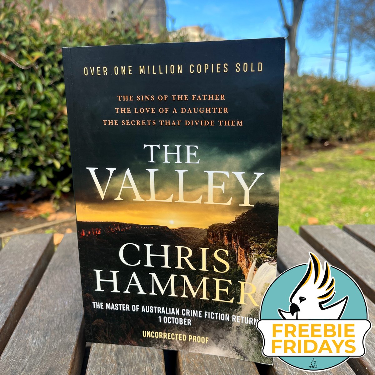 Allen & Unwin (@allenandunwin) on Twitter photo 💛It's Freebie Fridays! 💛
This week, you could win an ARC copy of 'The Valley' by <a href="/hammerNow/">chris hammer</a> the master of Australian crime fiction!
To enter, follow our page ✅ like ❤️ and repost 🔁this post!
The winner will be drawn next Friday!
(Australian entries only, sorry!) 💛It's Freebie Fridays! 💛
This week, you could win an ARC copy of 'The Valley' by <a href="/hammerNow/">chris hammer</a> the master of Australian crime fiction!
To enter, follow our page ✅ like ❤️ and repost 🔁this post!
The winner will be drawn next Friday!
(Australian entries only, sorry!)