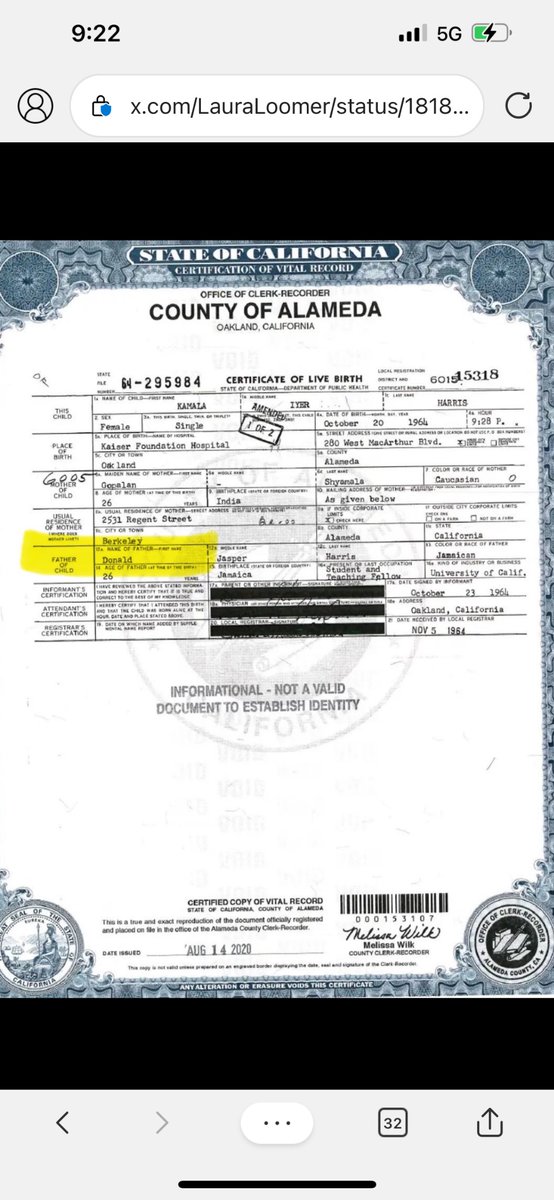 TruthInBlack1's tweet photo. Is Kamala Father

Indo-Jamaican or Afro-Jamaican

What did he say?

Jamaican does not equal to Black.

We are not simple minded!
We understand the manipulation of the meaning of the word Jamaican!

NOT LIKE US

https://t.co/p6s3eESVon

https://t.co/XOCrKYmUlJ
Trump Vance https://t.co/odc40tNzok