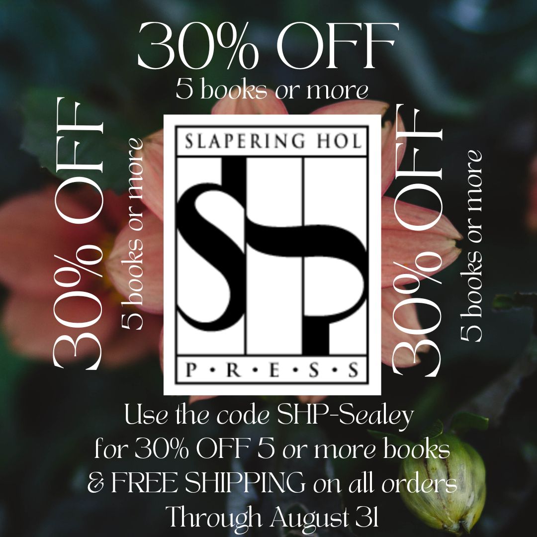 Slapering Hol Press (@slaperinghol) on Twitter photo In honor of the #SealeyChallenge2024, SHP is offering 30% off all orders of 5 or more chapbooks, plus free shipping on all orders through August 31! writerscenter.org/product-catego… #poetry #SealeyChallenge #poetrycommunity #poetrychallenge In honor of the #SealeyChallenge2024, SHP is offering 30% off all orders of 5 or more chapbooks, plus free shipping on all orders through August 31! writerscenter.org/product-catego… #poetry #SealeyChallenge #poetrycommunity #poetrychallenge