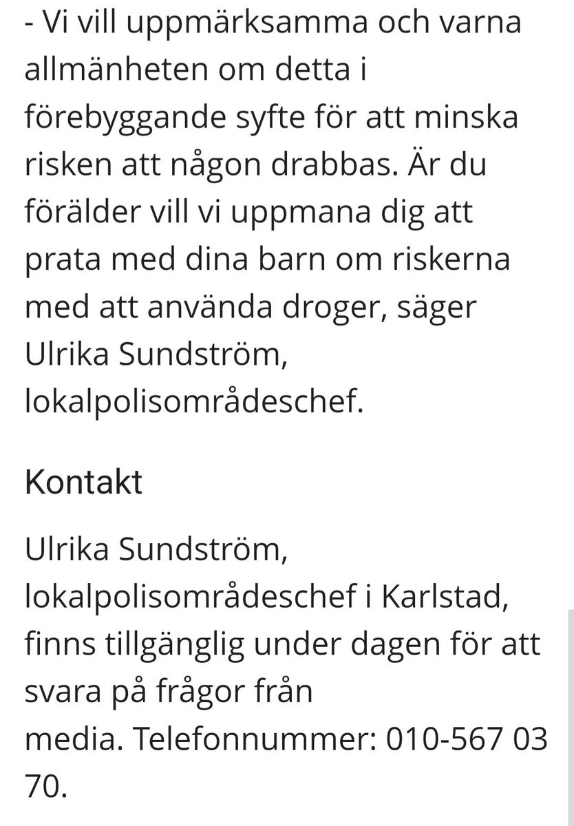 Drogvarningar tweet media