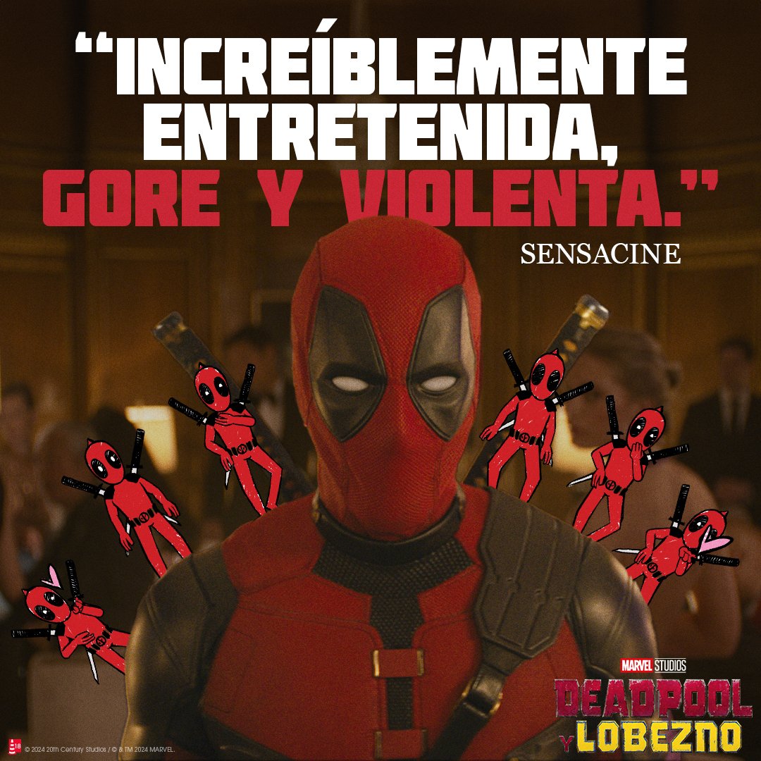MarvelSpain's tweet photo. Increíblemente... TODO 💥 

#DeadpoolYLobezno ¡solo en cines! 🎬 https://t.co/bfXKaR5FmV
