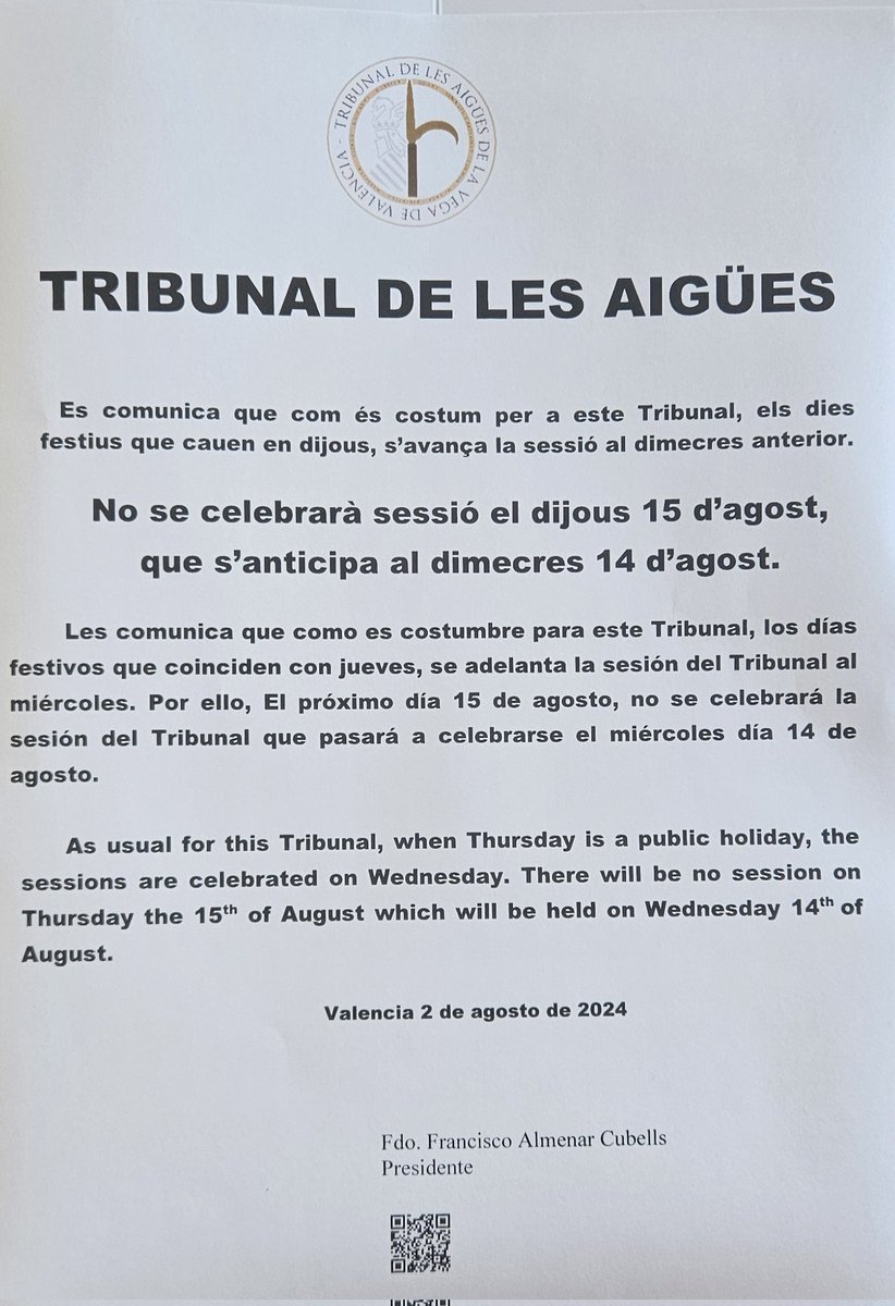 Tribunaldelasaguas (@tribunalaguas) on Twitter photo 