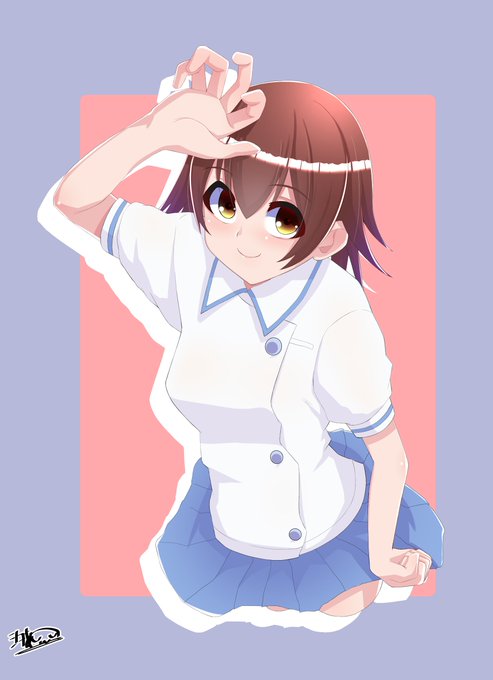 ぬめぬめさんからのお題の荒川憩さんを描きました!
 #咲描け麻雀提出物 