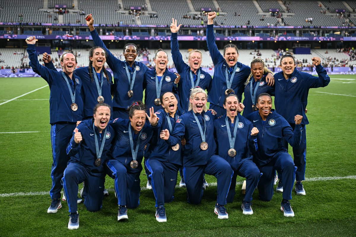1991: Pioneers as the first-ever Women’s Rugby World Cup champions 🏆  
2024: Proud bronze medallists at #Paris2024 in #RugbySevens 🥉 

Team <a href="/USARugby/">USA Rugby</a> continues to build an extraordinary legacy 🇺🇸  

#RWC1991