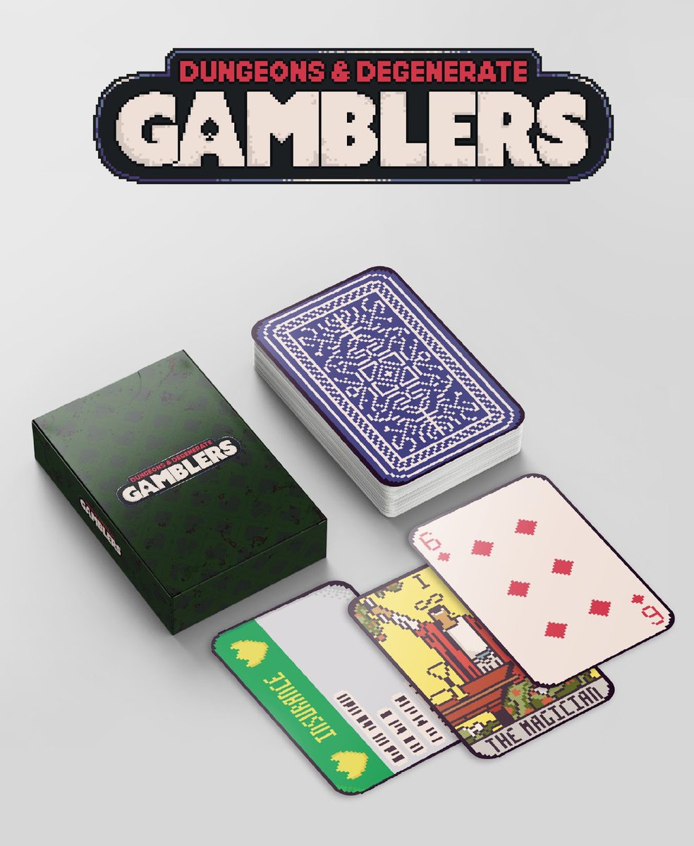 DnDG_game's tweet image. Fancy getting your hands on some REAL LIFE Dungeons &amp;amp; Degenerate Gamblers cards plus a Steam copy of the game?

All you gotta do it follow us, like &amp;amp; repost this post to be in with a chance to win!  ♥️

Ts &amp;amp; Cs: yogsca.st/dndgtscs