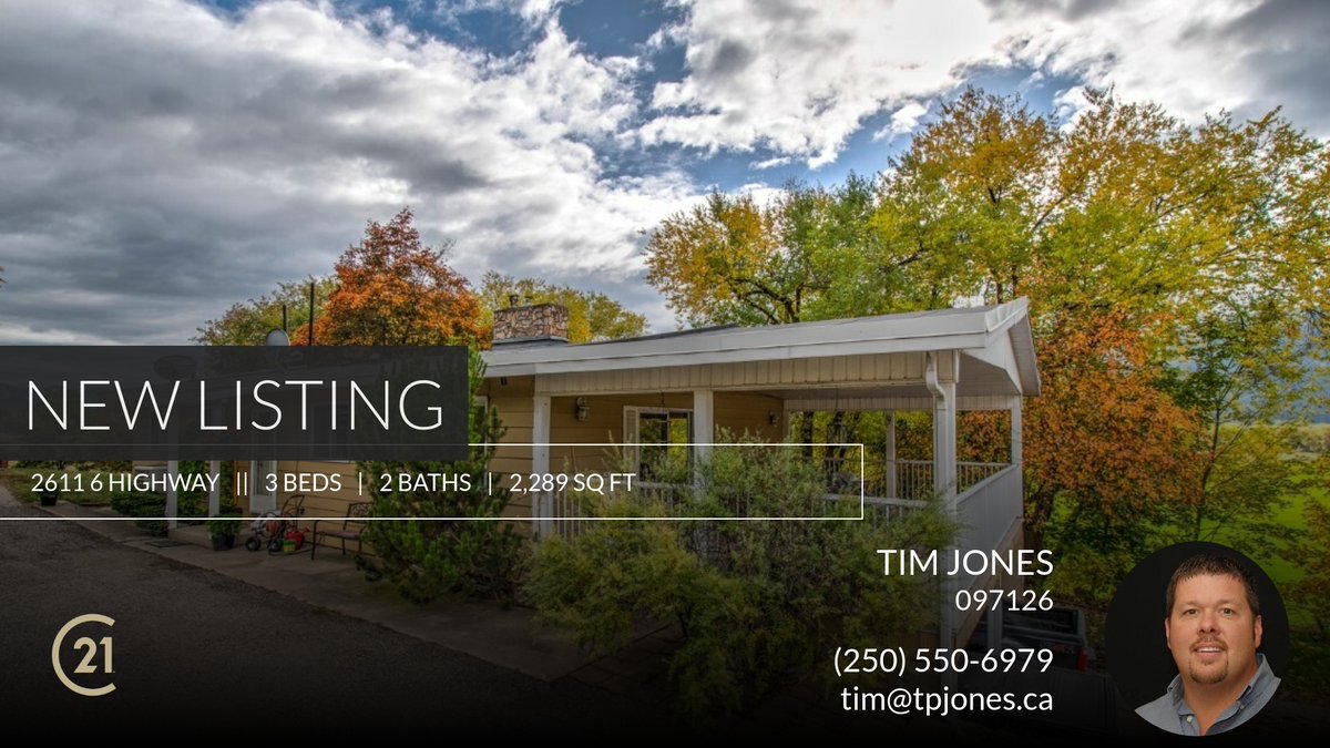 TimJones6979's tweet image. 📍 New Listing 📍 Take a look at this fantastic new property that just hit the market located at 2611 6 Highway in Lumby. Reach out here or at (250) 550-6979 for more information

Kind Regards,
Tim Jones
Century 21 Executives Realt... homeforsale.at/2611_6_HIGHWAY…