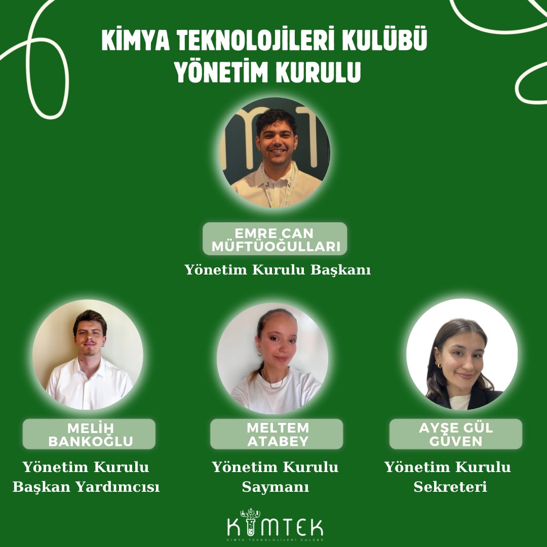 ytukimtek's tweet photo. KİMTEK 2024- 2025 dönemi Yönetim Kurulu, Denetleme Kurulu Ve İdari Kurul ile karşınızda! 💚💫 https://t.co/rmguYTR4HB