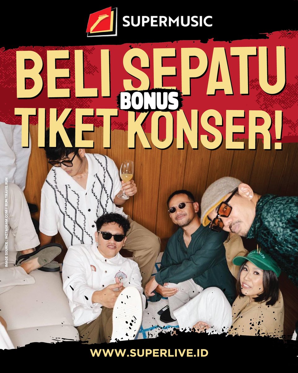 SuperMusic_ID's tweet photo. Kapan lagi lo beli loafers dapet free ticket konser tunggal @maliqmusic sekaligus meet and greet, cek nih rilisan collabs terbaru @hijacksandals! Lo pada kebagian nggak, Superfriends?

#INIRASANYASUPER⁣
#SUPERLIVE⁣
#SUPERMUSIC https://t.co/ectgGy6ciG