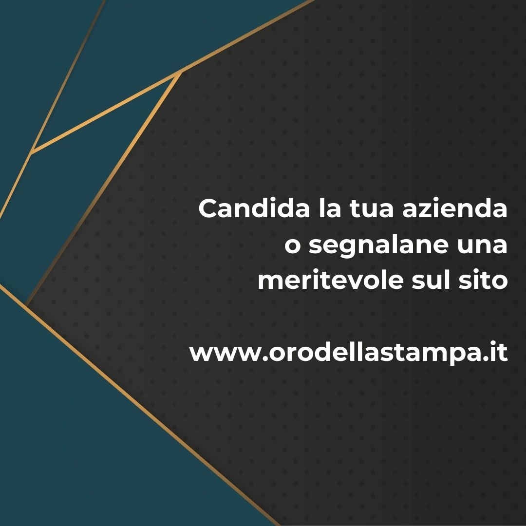 Print4All sponsorizza l'edizione 2024 del Premio oro della Stampa, il più ricercato riconoscimento all’eccellenza dell’industria della stampa e del converting. Hai tempo fino al 15/09 per candidare la tua azienda o segnalare un'azienda compila il form sul sito Oro della Stampa.