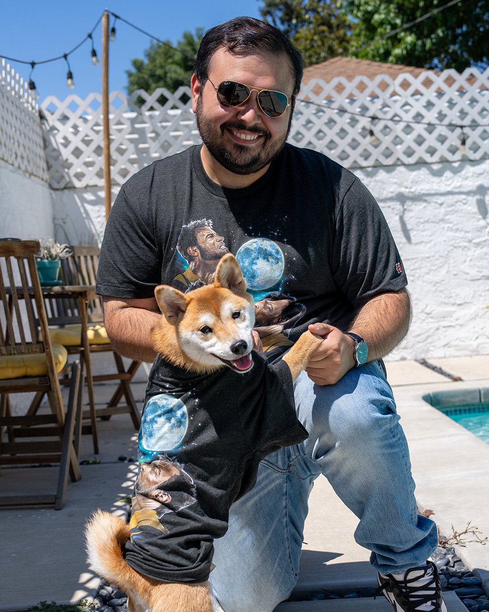 MaximumEffort's tweet image. On all levels except physical, I am a Wolverine. Get the Three Wolverine Moon shirt on @homage. #DeadpoolAndWolverine❤️💛