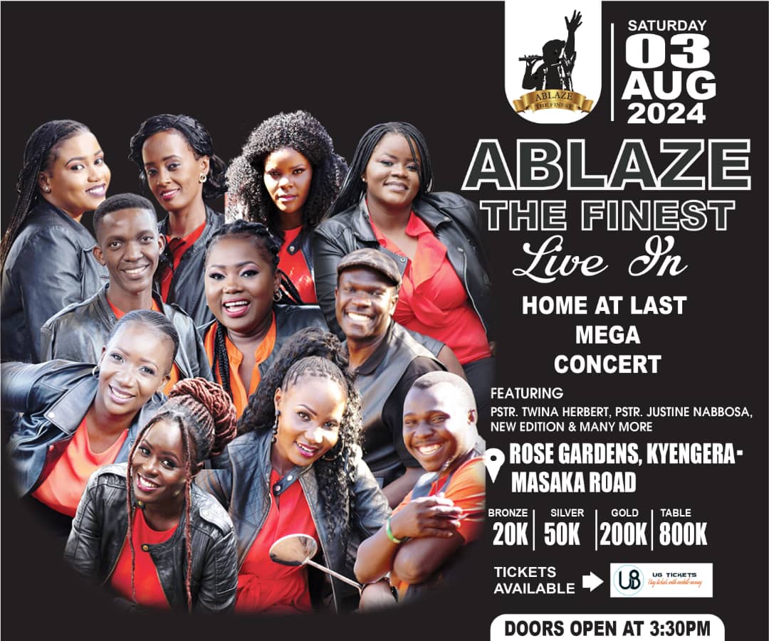 The countdown is over! Tomorrow, August 3, 2024, is the big debut concert at Rose Gardens Kyengera! 🌟 Don't miss out on special guests Pastor Twina Herbert and Pastor Justine Nabbosa - it's going to be a night to remember! Secure your tickets now! 🔥 👇
ugtickets.com/event/ablaze-t…
.