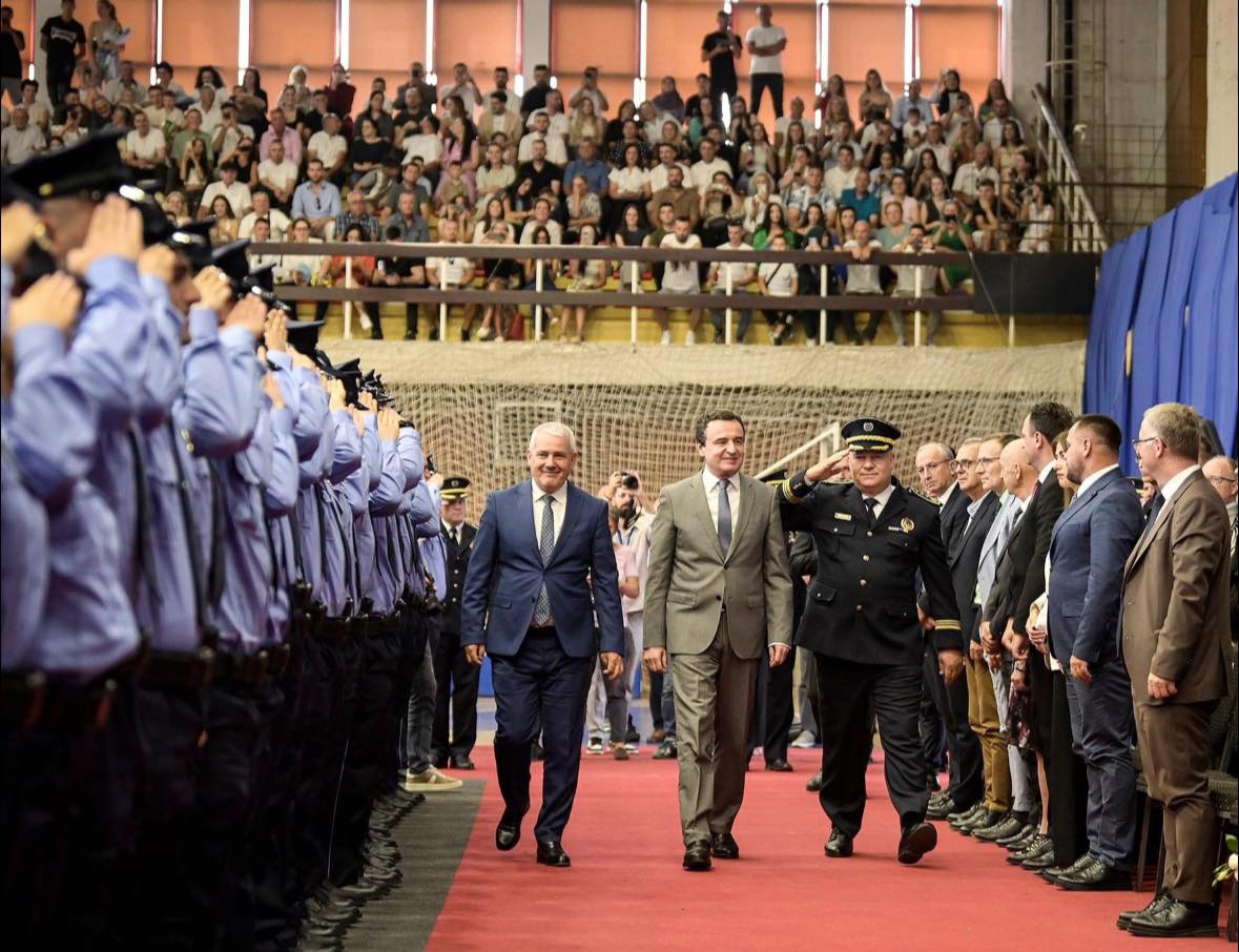 Xhelal Sveçla (@xsvecla) on Twitter photo Today, I salute the 448 courageous young women and men who have joined our trusted <a href="/Kosovo_Police/">Kosovo Police</a> force. Their dedication to serving our communities with honor, dignity, integrity, and professionalism will significantly enhance the safety and security of all our citizens. Today, I salute the 448 courageous young women and men who have joined our trusted <a href="/Kosovo_Police/">Kosovo Police</a> force. Their dedication to serving our communities with honor, dignity, integrity, and professionalism will significantly enhance the safety and security of all our citizens.