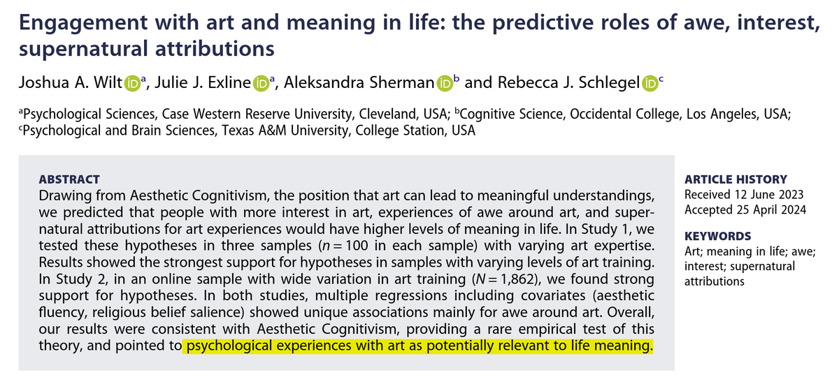 Sanata ilgi duyan ve sanat eserlerine hayranlık besleyen kişiler hayatı daha anlamlı deneyimliyor. Sanat hayatımıza anlam katıyor.