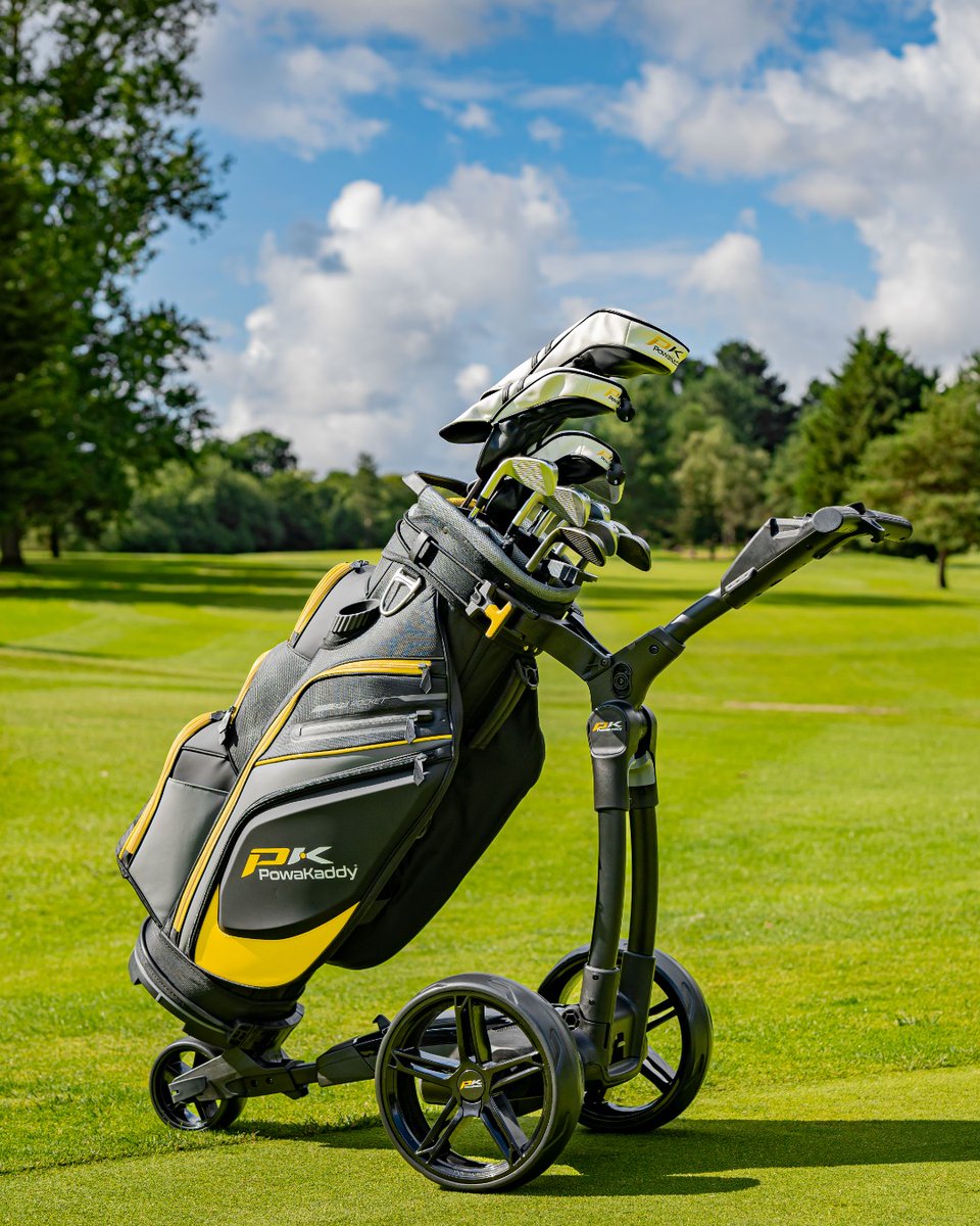The sun is out, and so are our PowaKaddy trolleys!

Are you playing this weekend? 😎