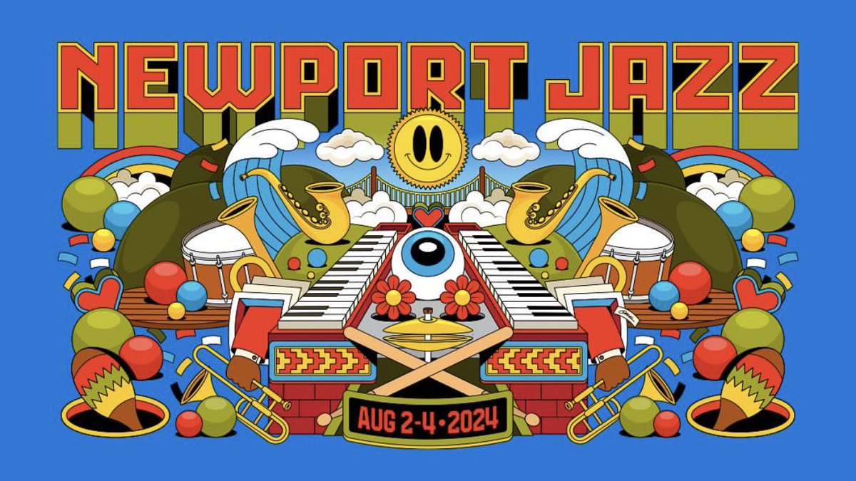 LET’S GET THIS PARTY STARTED!!! 🎉🥳🎉🥳 The 70th annual Newport Jazz Festival starts today!!!