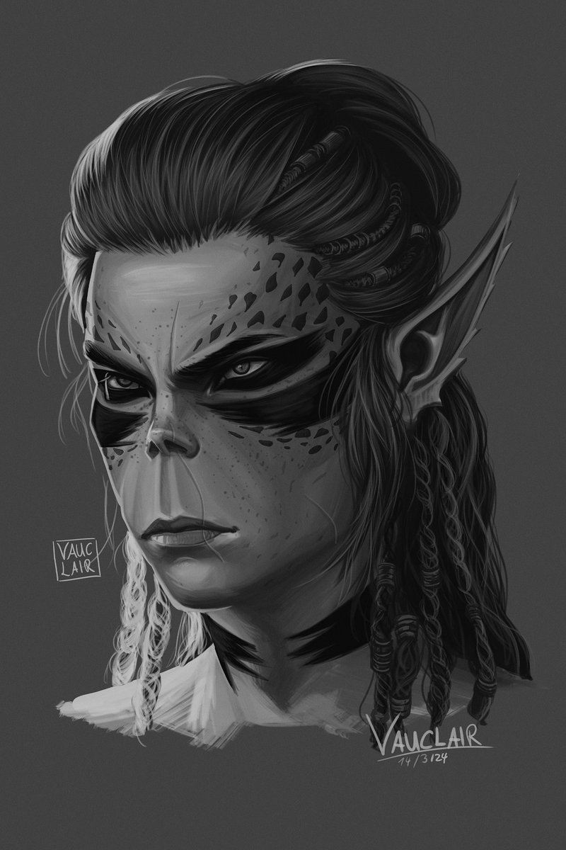 Portrait 12/30 - Lae'zel (Baldur's Gate 3) #bg3