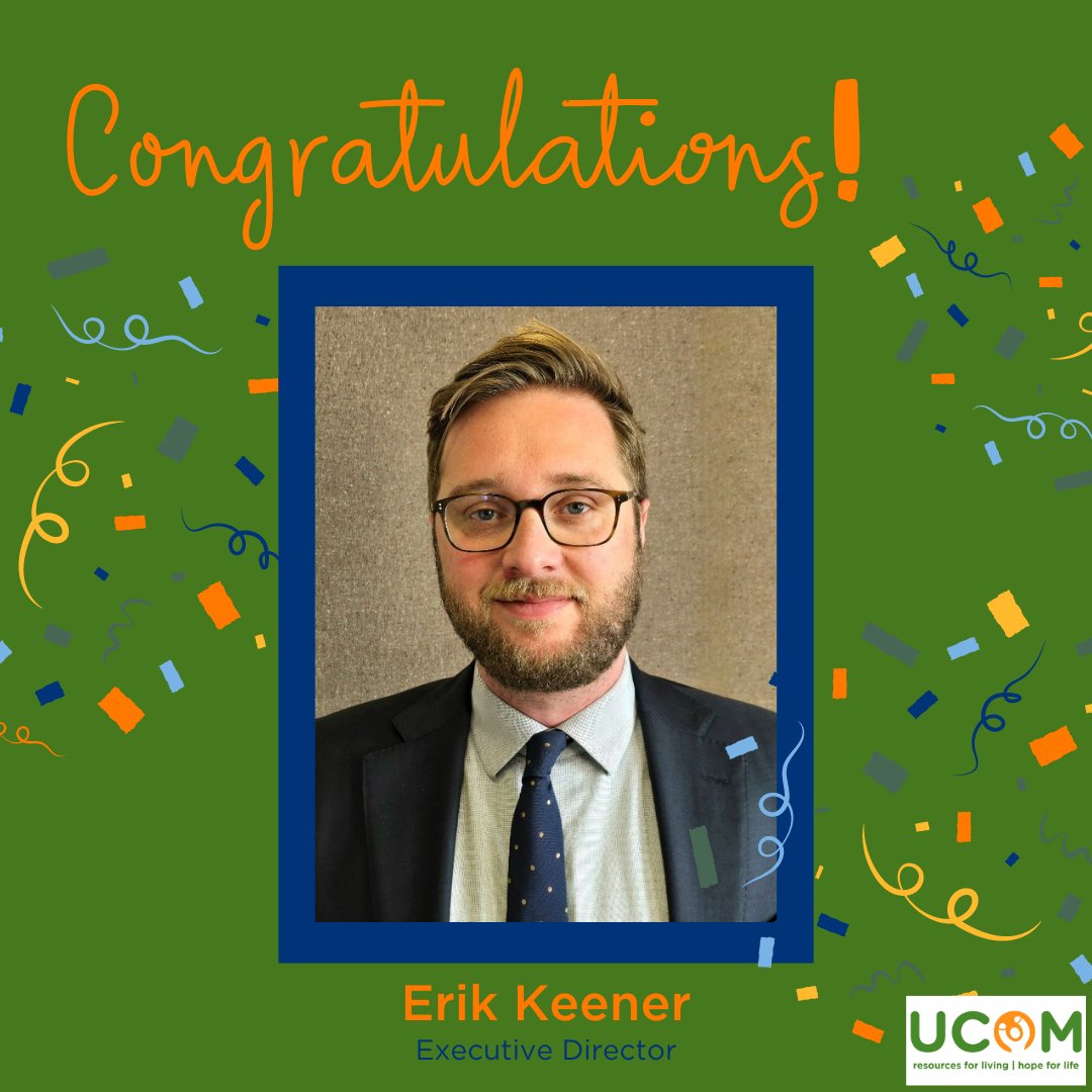 UCOM_GR's tweet photo. Welcome to Erik Keener, UCOM's new Executive Director!

For the past 16 years Erik has worked at UCOM, meeting neighbors where they are and fostering relationships that strengthen our community.
 
Help us congratulate Erik as he moves into this new role.
 
#SeasonOfChange #UCOMGR https://t.co/Weii8Ht4nE