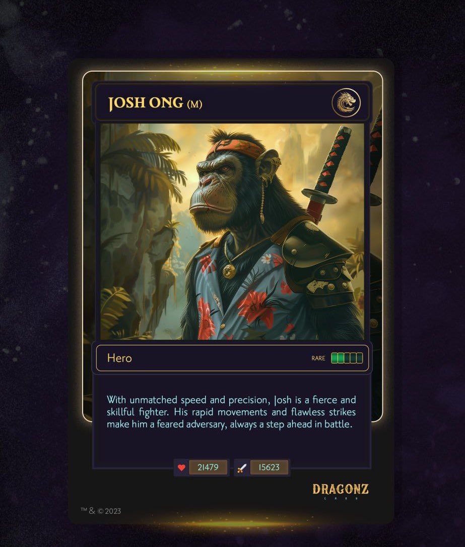 You can now collect my <a href="/dragonzlandx/">Dragonz Land</a> Hero card in their Telegram game. Thanks to the team for including me!

Use this ref link to get 2,500 gold when you sign up and play. t.me/dragonz_land_b…