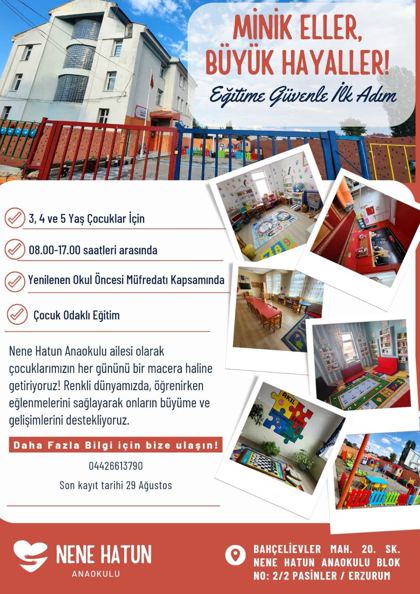 Kayıt bilgileri için Okul İdarecilerimizle görüşebilirsiniz.