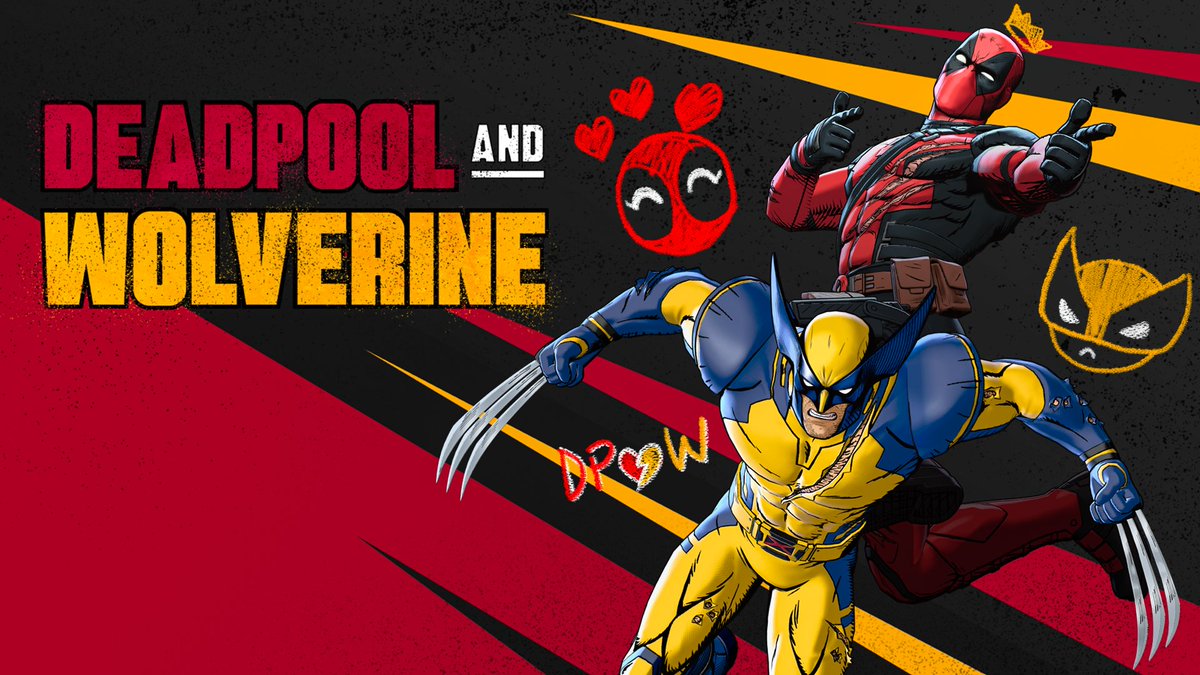 RevanHit's tweet image. SURPRISE!! ITS ANOTHER DEADPOOL AND WOLVERINE BUNDLE GIVEAWAY!! (10k vbucks)

To enter:
•Follow myself (@RevanHit) 
•Like/RT

I'll be choosing another 2 people to send 5000 vbucks towards the bundle below!! ENDS SUNDAY AT 2 PM PST!! Good luck yall 🫡