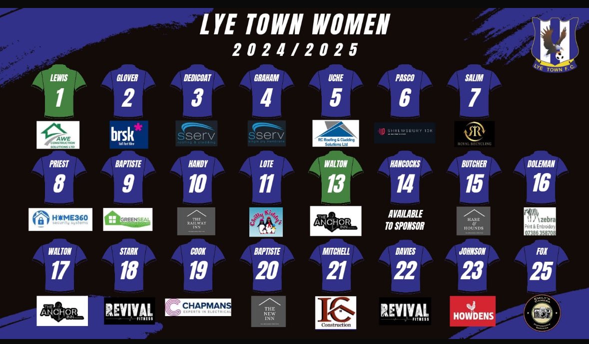 🔵⚪️sponsorship opportunities 🔵⚪️

Player sponsors nearly complete.

We are looking for tracksuit, match day and pitch board sponsors. 

if interested please contact us

#uptheflyers