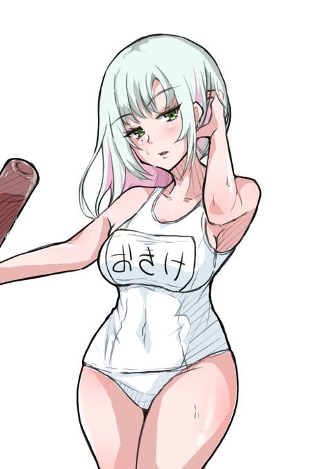 スク水葦江って単語が流れてきたので反射的に描いてしまった
#葦絵メルトダウン 