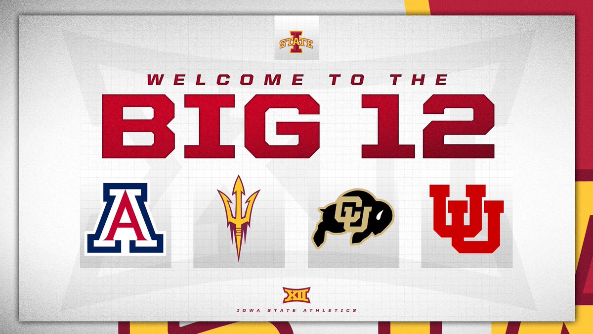Officially welcome to the <a href="/Big12Conference/">Big 12 Conference</a>!