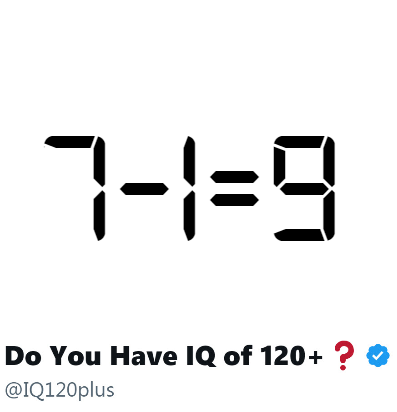 Do You Have IQ of 120+❓ tweet media