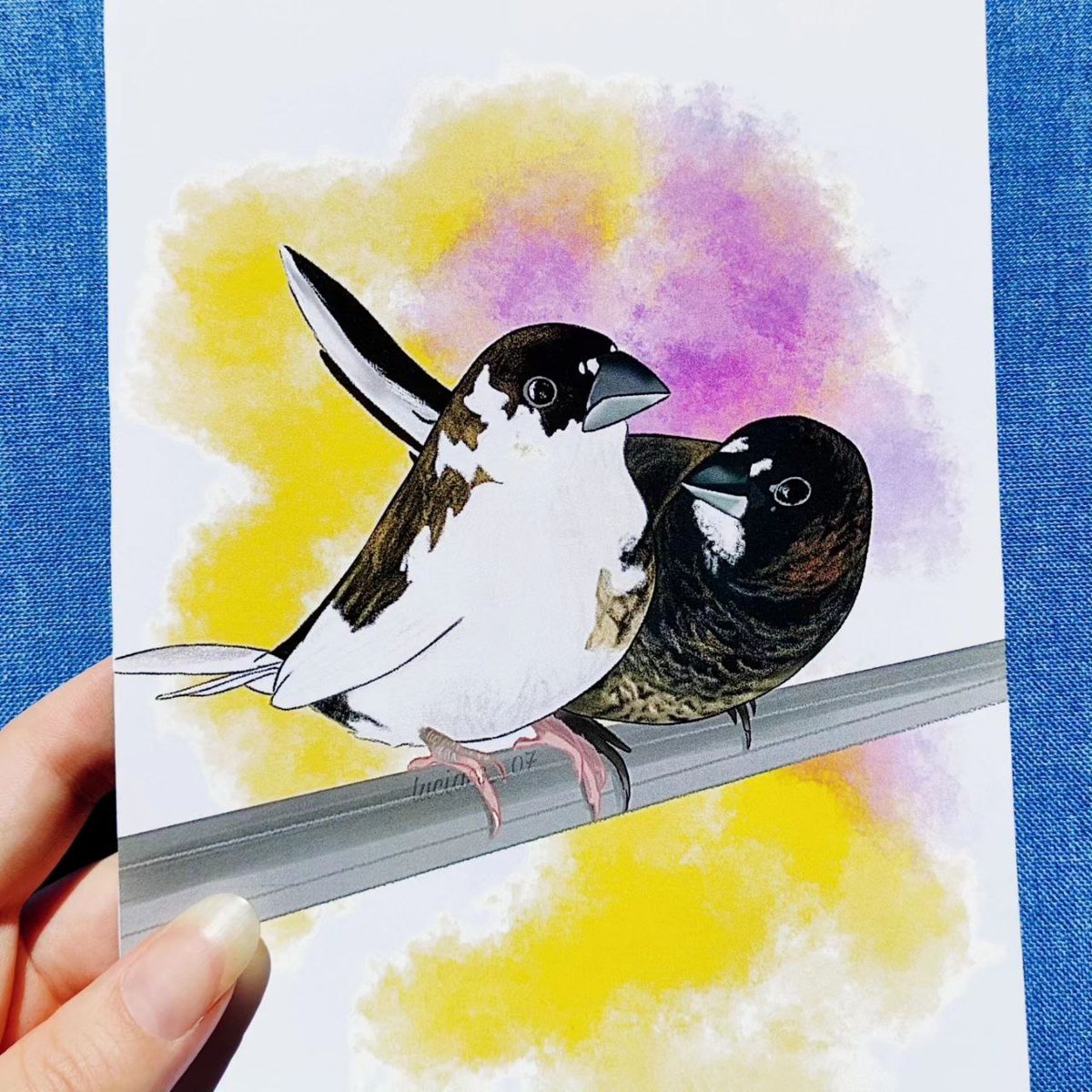 luciass__07's tweet photo. DIBUJO DIGITAL (Pollito y Blanquito) ✍️
#pajaro #dibujopajaro #bird #birddrawing #digital #digitalartist #illustration #ilustracion #animalportrait #ilustracionpersonalizada #retratopersonalizado #animallovers #digitalwork #digitalart #draw #isabelitasdeljapon #finches #birdart https://t.co/2u05t3oFDA