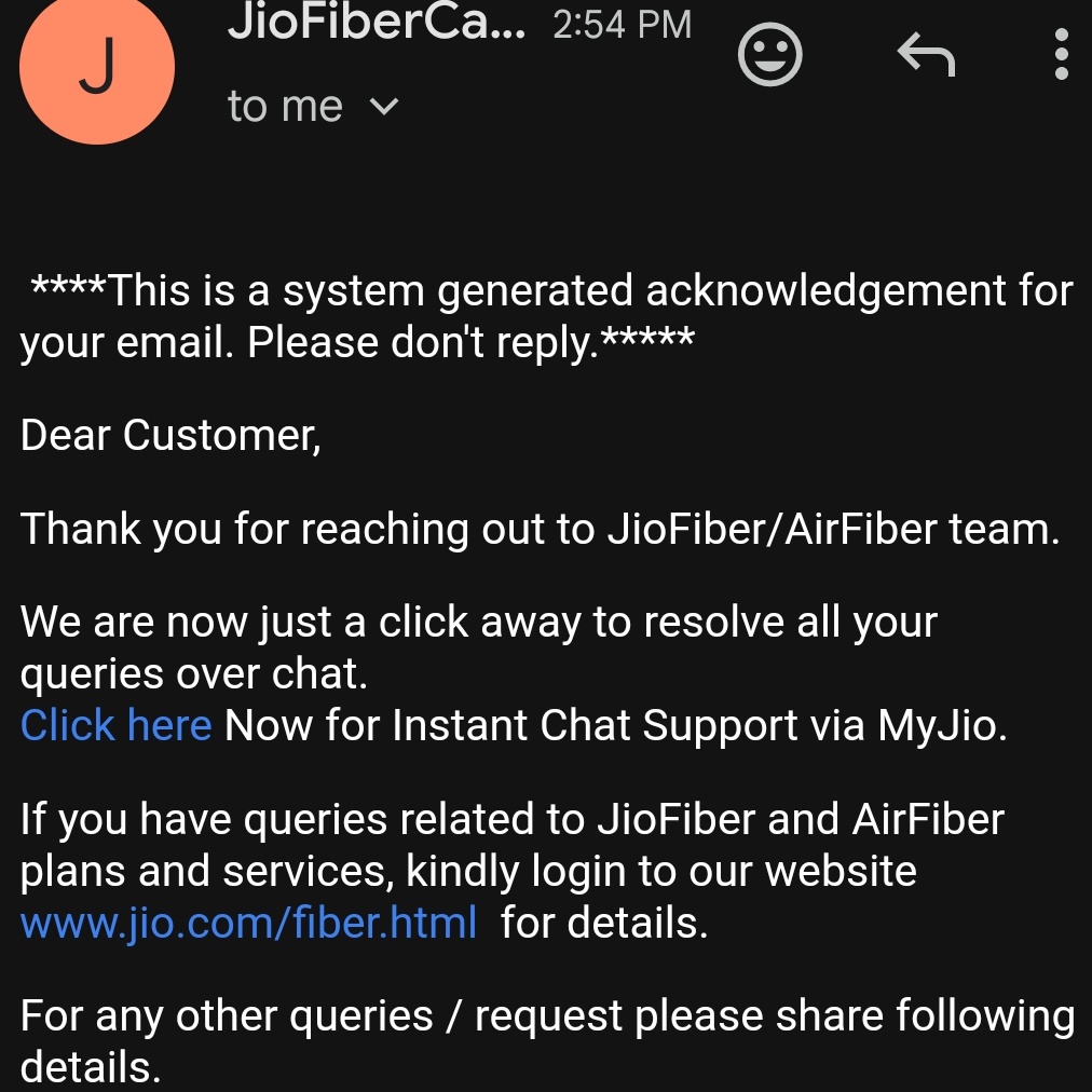 vhari00's tweet photo. I have applied for jio fiber, it's been 1 month till now no one came for installation,
I need my installation within 2 days or else cancel it nowand give refund, worst service by jio
#jiocare
#jiofiber
@reliancejio 
@JioCare https://t.co/6I9IeNfvUs