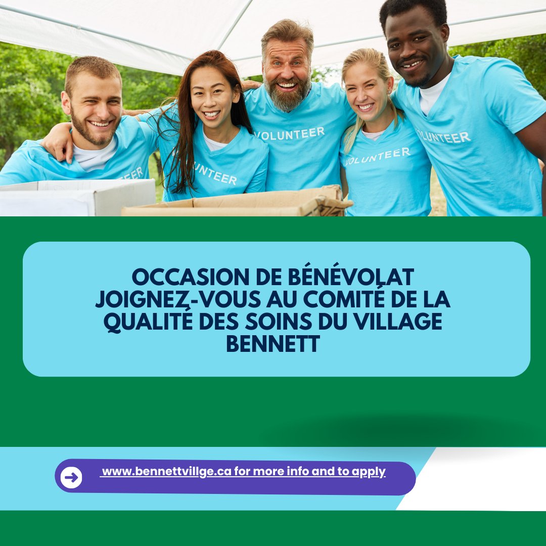Bennet Village a besoin de votre soutien. Cliquez sur le lien pour plus d'informations et pour postuler:
bennettvillage.ca/volunteers/?la…