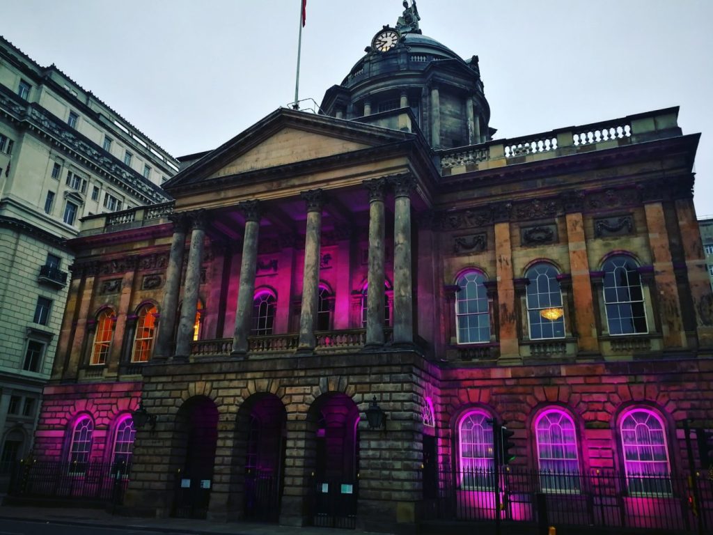Liverpool civic buildings will be lit pink this weekend, as part of a Liverpool City Region-wide tribute to those affected by the tragic incidents in Southport earlier this week.

Read more → liverpoolbidcompany.com/liverpool-land… 

<a href="/lpoolcouncil/">Liverpool City Council</a>