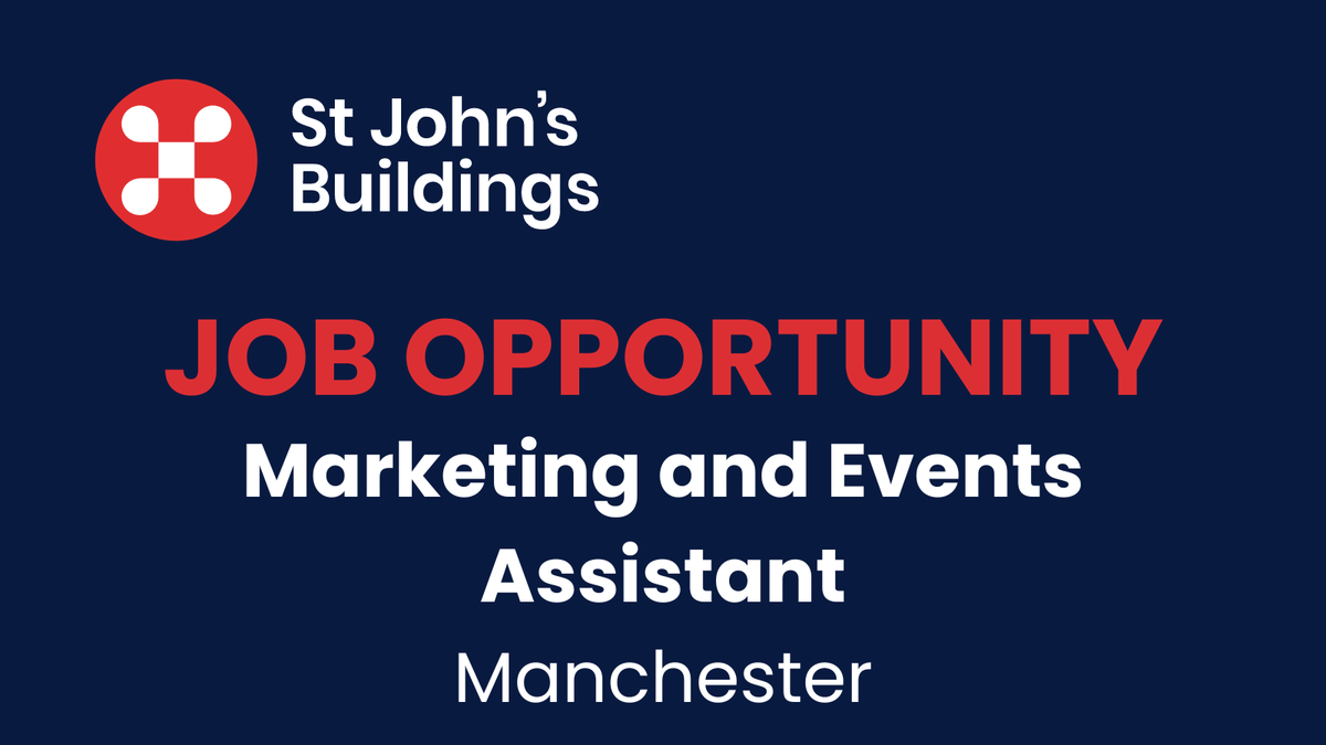 SJBnews's tweet photo. New vacancy! We are looking for an enthusiastic and highly organised Marketing &amp; Events Assistant to join our small marketing team based at a great location in Manchester City Centre. 

Find out more and apply here: https://t.co/GWrjoI3QLY https://t.co/0QyKV0sOEq