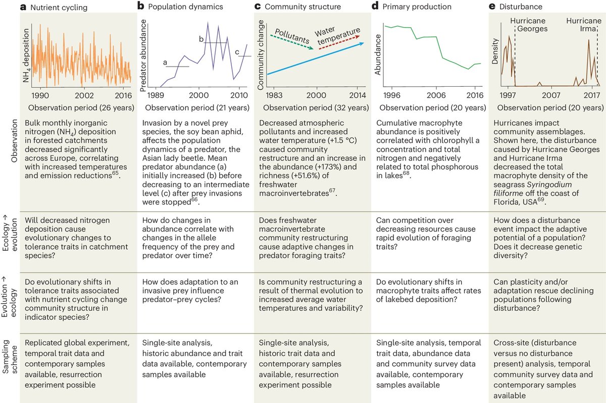 The value of long-term ecological research for evolutionary insights rdcu.be/dPLq5