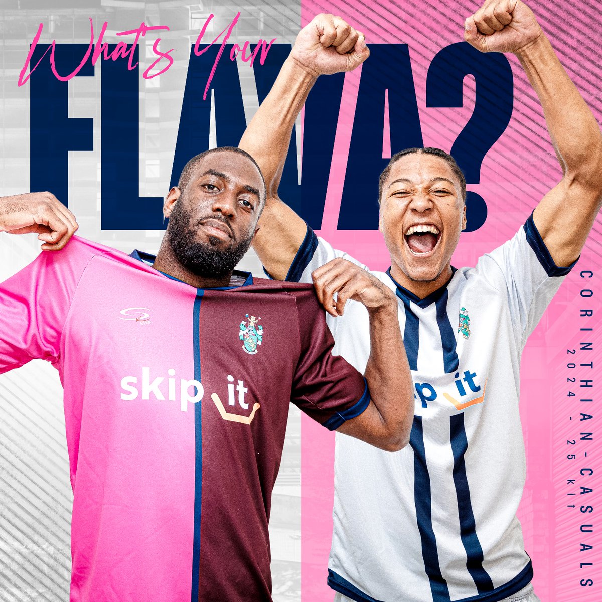 The new Corinthian-Casuals home and away kits just dropped. Which one are you getting?

Pre-order yours today 👇

casualsmegastore.co.uk