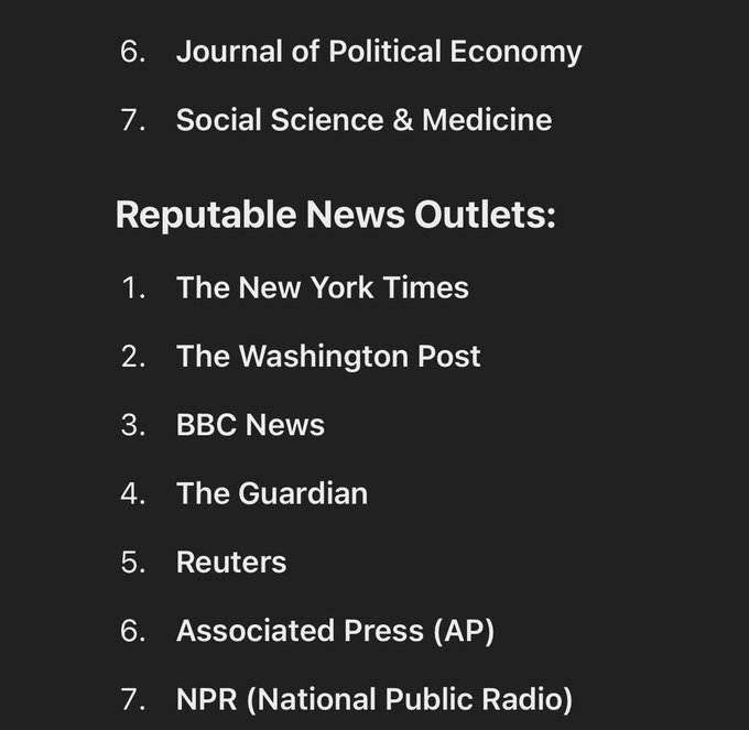 Just so everyone is aware, these sources ChatGPT considers &ldquo;reliable&rdquo; and are &ldquo;frequently cited for their<a href="/tag/shacarririchardson"class="tags"><span>#shacarririchardson</span></a>