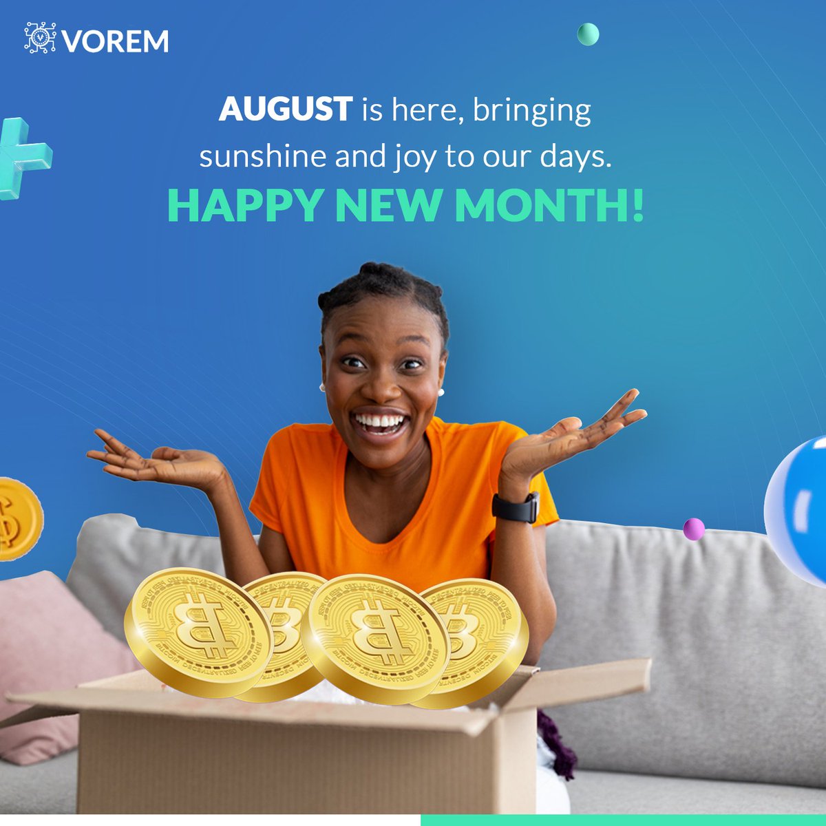 Vorem_academy's tweet photo. As we welcome August, let’s embrace the positivity and warmth this month brings.
Wishing you a wonderful month.
#newmonth
#helloaugust🌸
#voremcommunity
(#EndBadGovernaceInNigeria #EndBadGovernanceProtest tollgate, curfew, bybit) https://t.co/NhGq2LXFjc