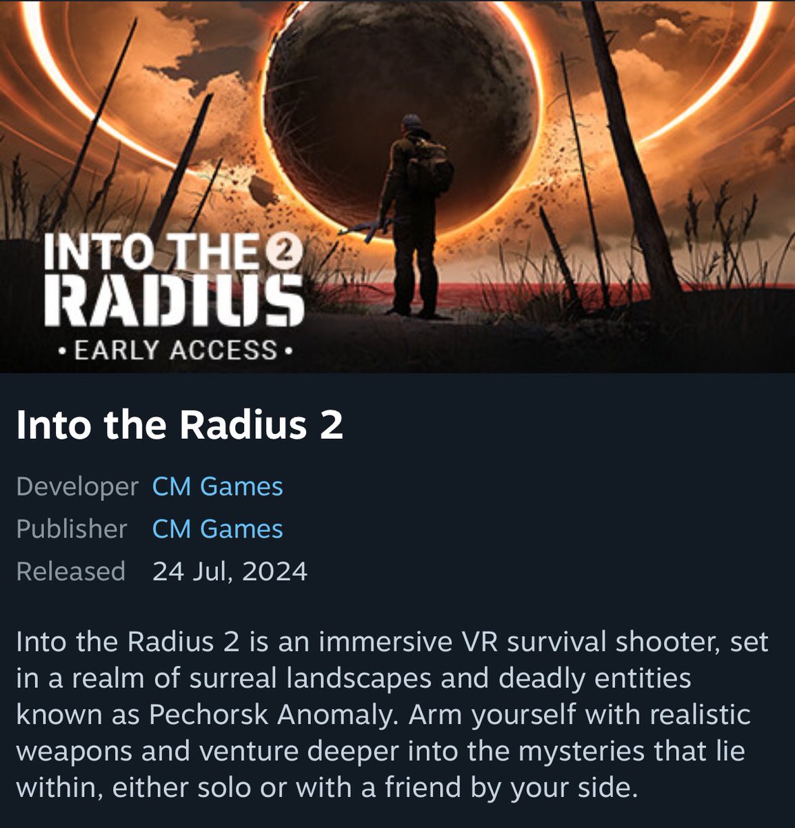 cammyladd_'s tweet photo. Soooo 

The FOMO is hitting pretty hard right now…. 

What are people’s thoughts on the new @intotheradius ? 

I’m away right now but thinking I might have to make a purchase when I get back? 

Videos and reviews will also follow over on @AfkReview if I pick it up 👌#VR https://t.co/JR04LrXDGE